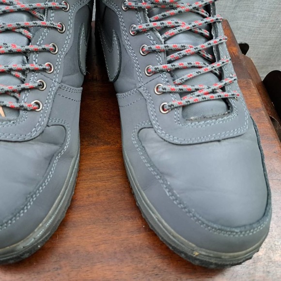 %Nike Air Force 1 High Military Boot Shoes Men\'s 11 Cool Gray 537889-001 / A 35 main image 7